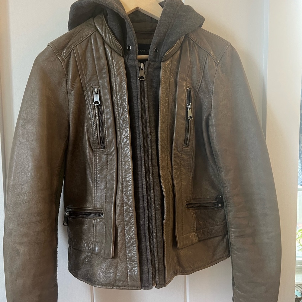 Marc New York by Andrew Marc leather bomber